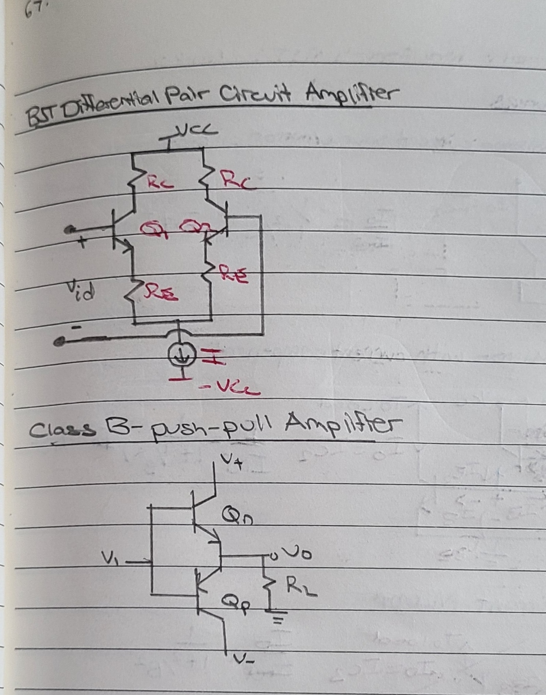 BJT Amplifier Application Set 2