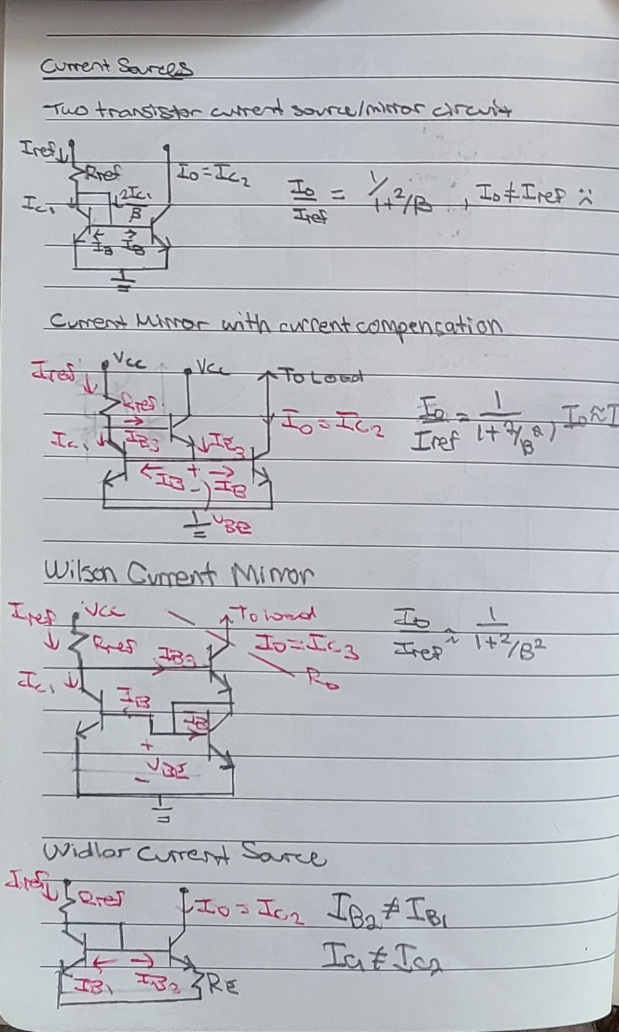 BJT Current Source Application Set 1